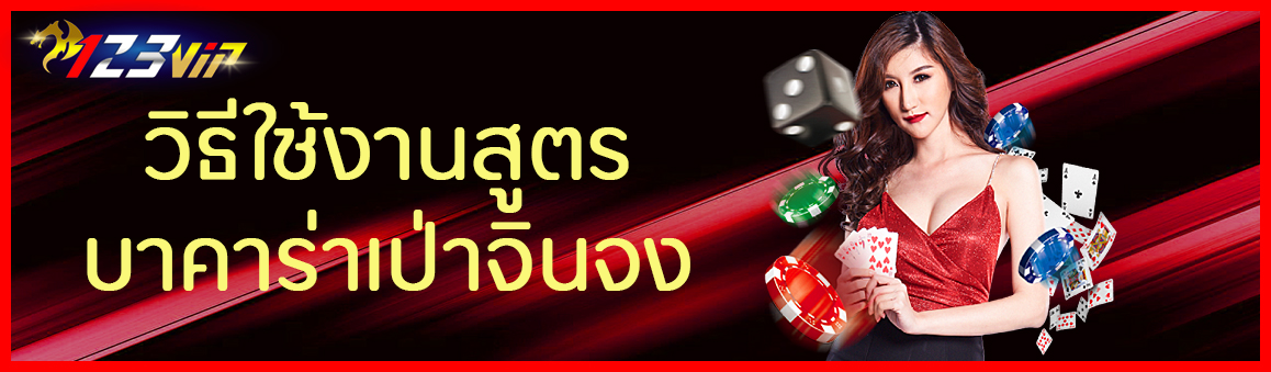 วิธีใช้งาน สูตรบาคาร่า เป่าจินจง